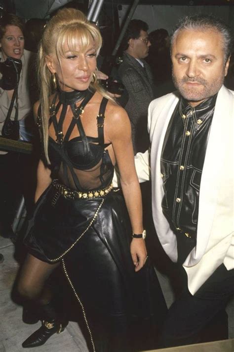 donatella versace leather dress 1992|the real donatella versace.